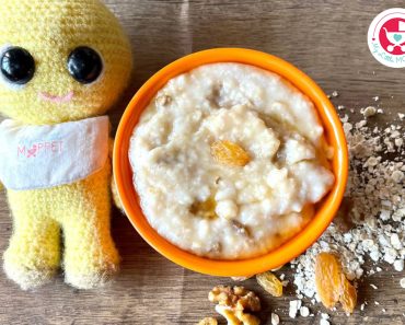 Delicious Oats Raisin Walnuts Porridge for Babies